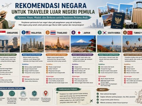 Rekomendasi Negara Untuk Traveler Luar Negeri Pemula dan Alasannya
