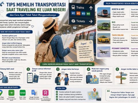 Tips Memilih Transportasi Saat Traveling ke Luar Negeri dan Cara Agar Tidak Takut Menggunakannya